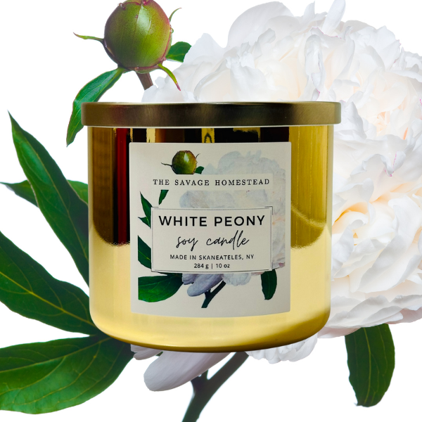 Soy Candle WHITE PEONY