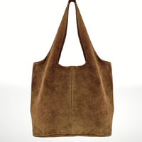 Made in Italy "NANCY" SUEDE SHOULDER BAG