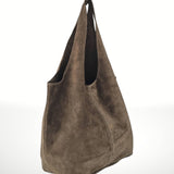 Made in Italy "NANCY" SUEDE SHOULDER BAG