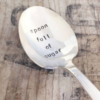 Upcycled Flatware STAMPED SPOON