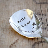 Upcycled Flatware STAMPED SPOON