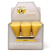 Mole Hollow Candles BEESWAX VOTIVE CANDLE