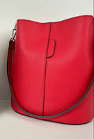 Made in Italy "SARAH" LEATHER BUCKET BAG