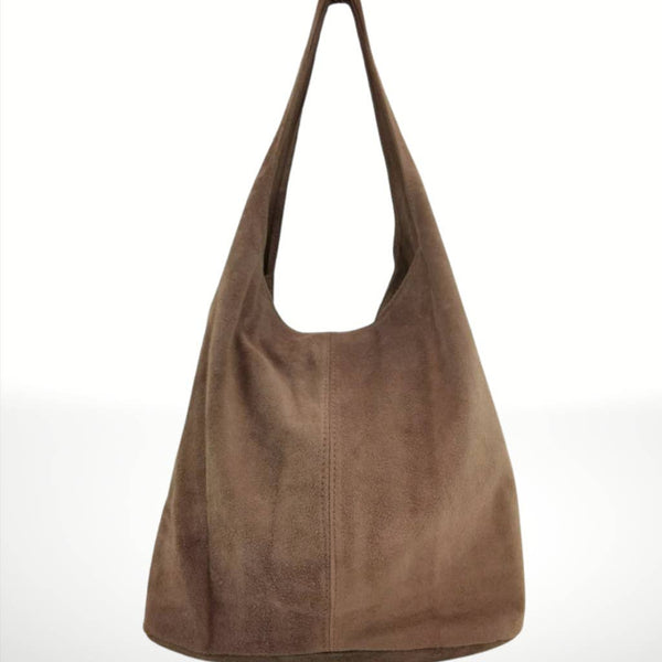 Made in Italy "LORNA" SUEDE SHOULDER BAG