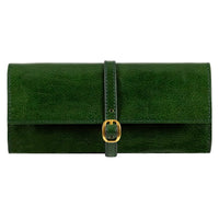 Made in Italy LEATHER JEWELRY TRAVEL CASE