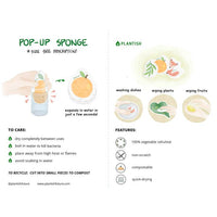 Plantish POP-UP SPONGE HOLIDAY ORNAMENT