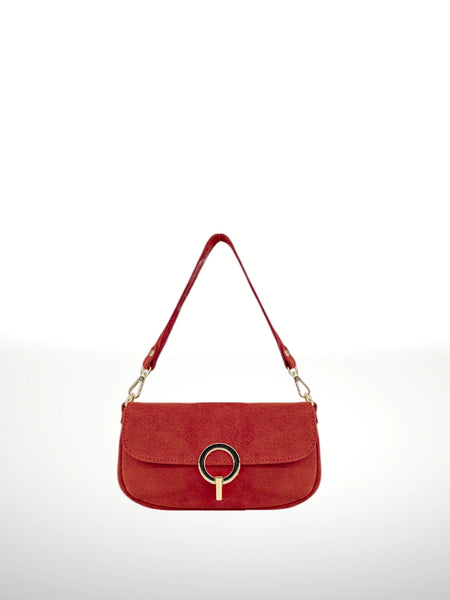 Made in Italy "CARLA" SUEDE BAG