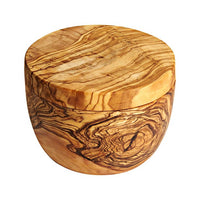 Olive wood SALT CONTAINER