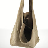 Made in Italy "LORNA" SUEDE SHOULDER BAG