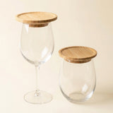 Bamboo Switch BAMBOO WINE GLASS CHARCUTERIE TOPPER