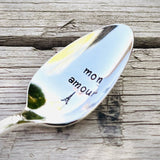 Upcycled Flatware STAMPED SPOON