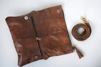 Made in Morocco LEATHER CROSSBODY BAG