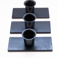 Millstream Home SET OF 3 IRON CANDLESTICK HOLDERS