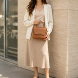 Made in Italy "BRIA" LEATHER BEE BAG