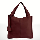 Made in Italy "CONSTANCE" LEATHER SHOULDER BAG