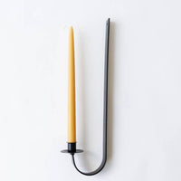 Millstream Home SLENDER IRON CANDLE WALL SCONCE