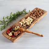 Olive Wood SNACK SERVING BOARD