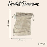 Bamboo Switch COTTON MESH LAUNDRY BAG