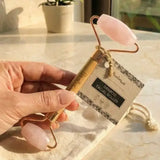 Bamboo Switch ROSE QUARTZ FACIAL ROLLER
