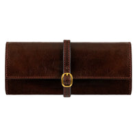 Made in Italy LEATHER JEWELRY TRAVEL CASE