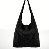 Made in Italy "SILVIA" SUEDE SHOULDER BAG