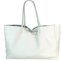 Made in Italy LEATHER TIE-CLOSURE TOTE