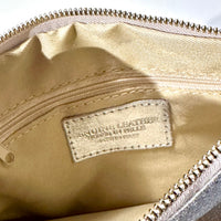 Made in Italy LEATHER ZIPPERED CLUTCH