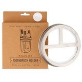 JARMAZING Mason Jar Toothbrush Holder Lid