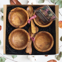 Olive Wood TAPAS BOWL SET