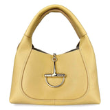 Made in Italy "DELFINA" LEATHER STIRRUP BAG