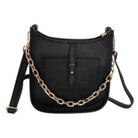 Made in Italy "MARTHA" LEATHER CROSSBODY BAG