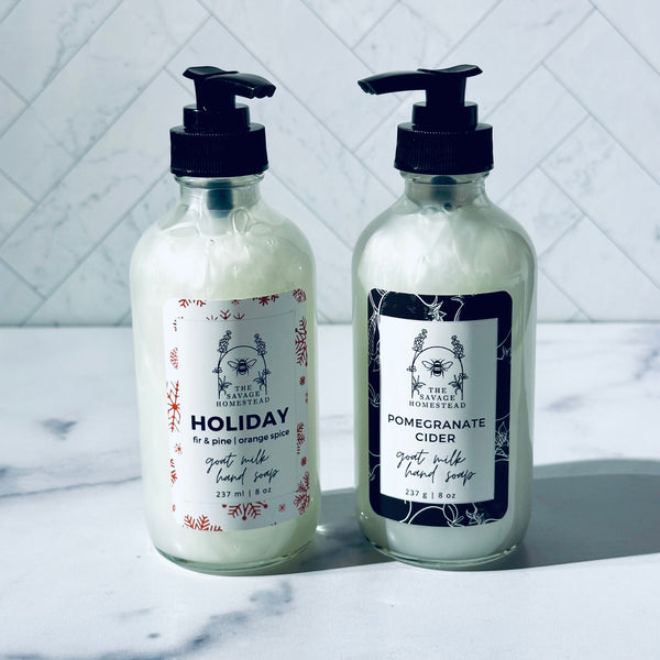 The Savage Homestead GOAT MILK HAND SOAP | special edition