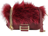 Made in Italy LEATHER & FUR HANDBAG