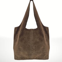 Made in Italy "NANCY" SUEDE SHOULDER BAG