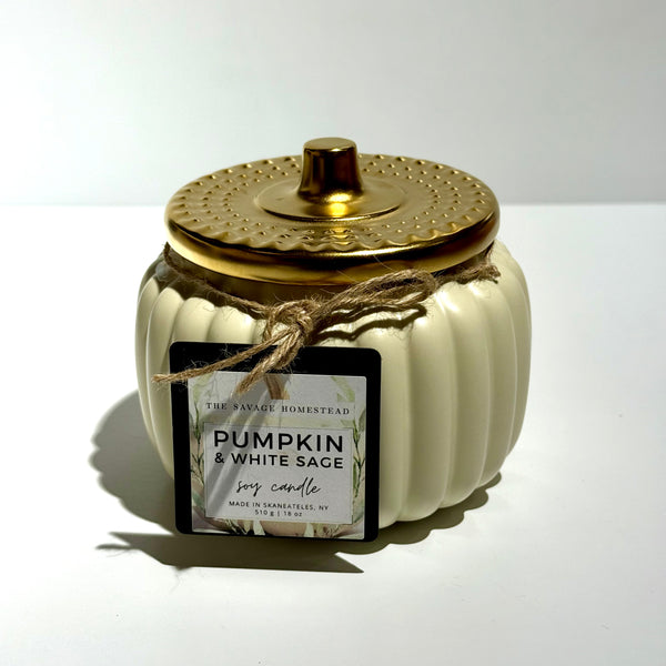 Soy Candle PUMPKIN & WHITE SAGE