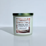 Soy Candle WHITE TEA & ROSE PETALS