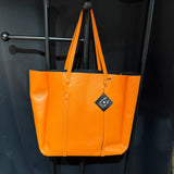 Made in Italy "NICOLE" PEBBLED LEATHER TOTE