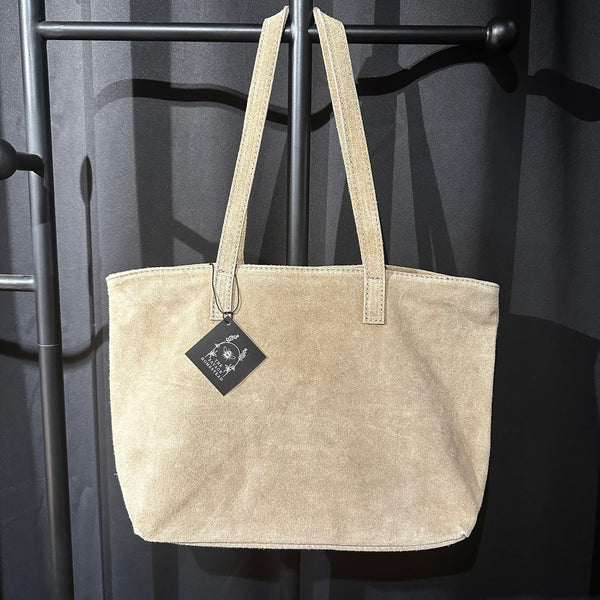 Made in Italy "JAN" SUEDE MEDIUM TOTE