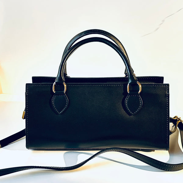 Made in Italy STRUCTURED LEATHER HANDBAG