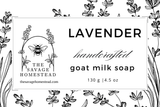 The Savage Homestead GOAT MILK BAR SOAP