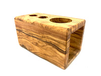 Olive Wood TOOTHBRUSH STATION