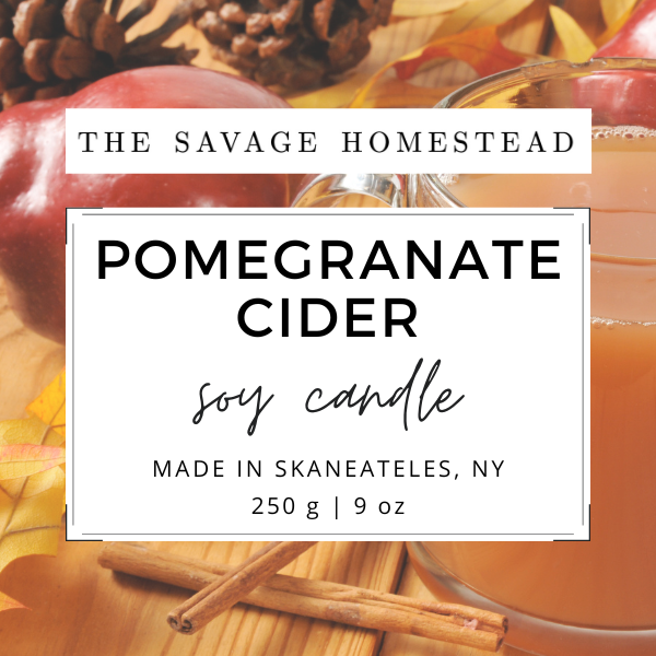 Soy Candle POMEGRANATE CIDER