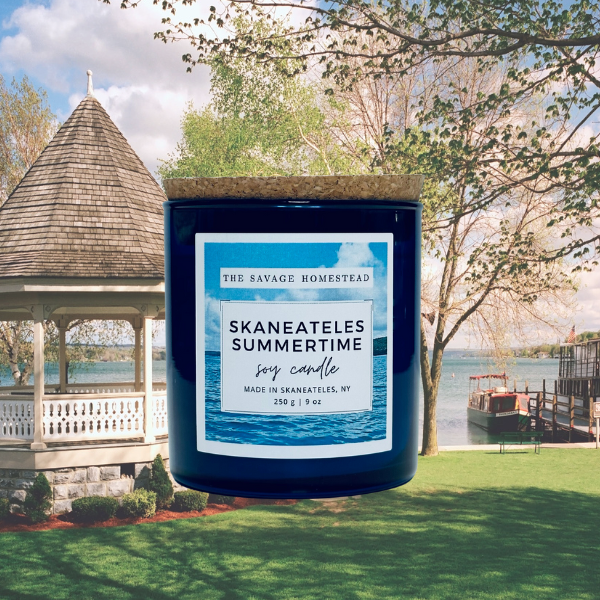 Soy Candle Signature Fragrance SKANEATELES SUMMERTIME