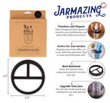 Jarmazing TOOTHBRUSH HOLDER MASON JAR LID