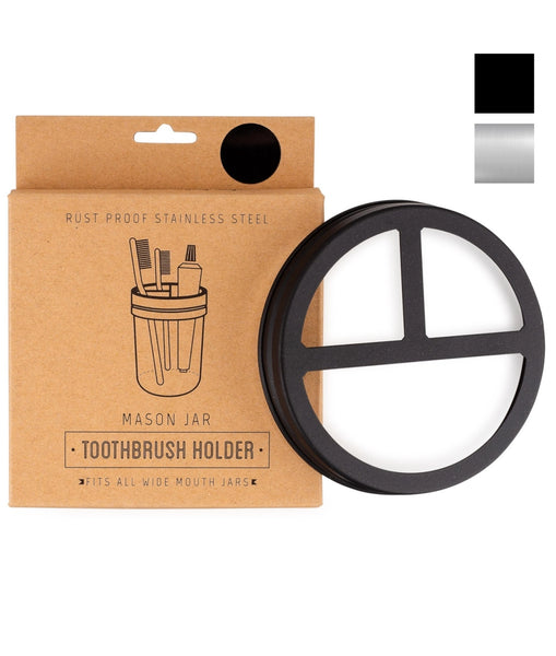Jarmazing TOOTHBRUSH HOLDER MASON JAR LID