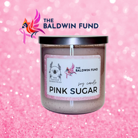 Soy Candle | 100% Proceeds to The Baldwin Fund | PINK SUGAR