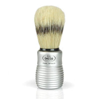 BOAR BRISTLE & ALUMINUM SHAVE BRUSH