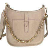Made in Italy "MARTHA" LEATHER CROSSBODY BAG