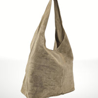 Made in Italy "LORNA" SUEDE SHOULDER BAG