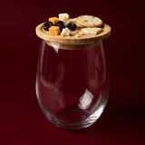 Bamboo Switch BAMBOO WINE GLASS CHARCUTERIE TOPPER